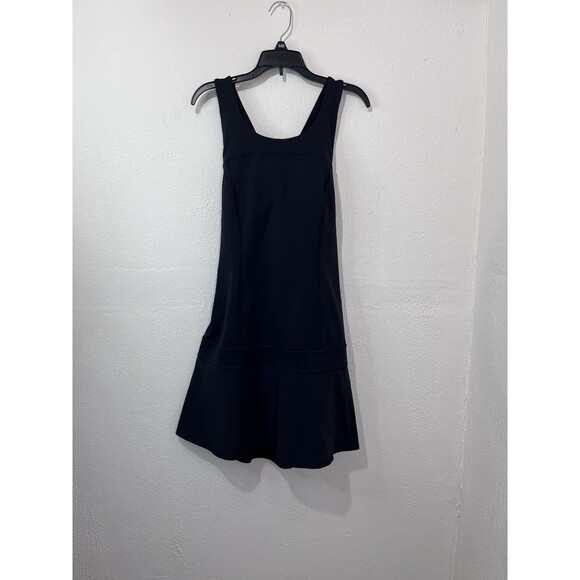 lululemon athletica Dresses & Skirts - Lululemon Womens Hot Hitter Dress Black Size 6 Sport Tennis